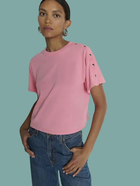 Ada Button Tee