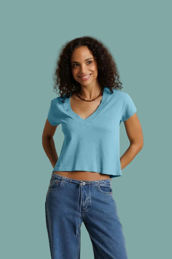 Alanis V Neck Tee