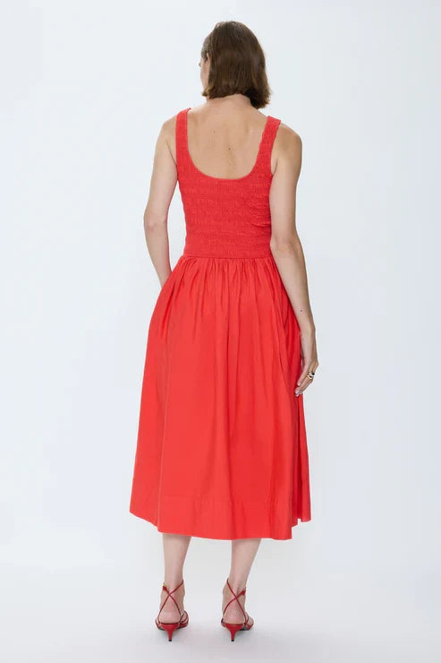 Alessia Smocked Drop Waist Dress