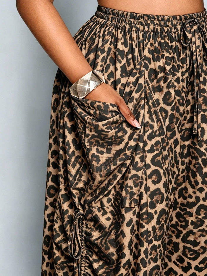 Animal lover  CASUAL WIDE LEG PANTS