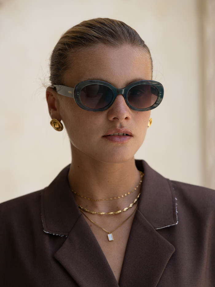 Aria Oval Sunglasses