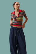 Ashlee Short Sleeve Polo Sweater