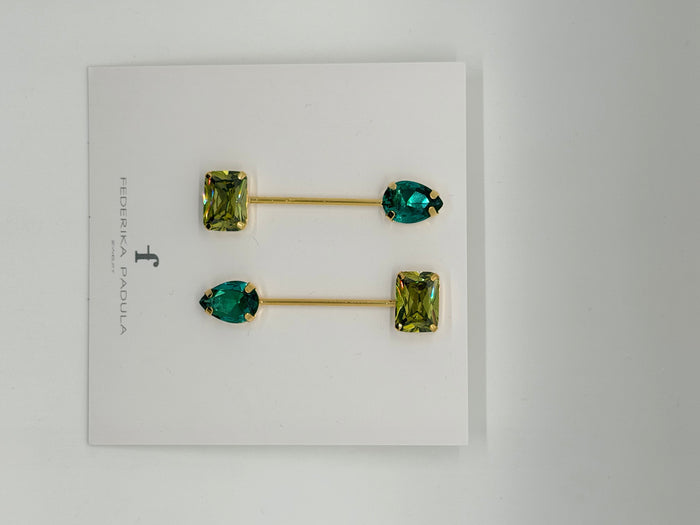 Asymmetrical Bling Earrings