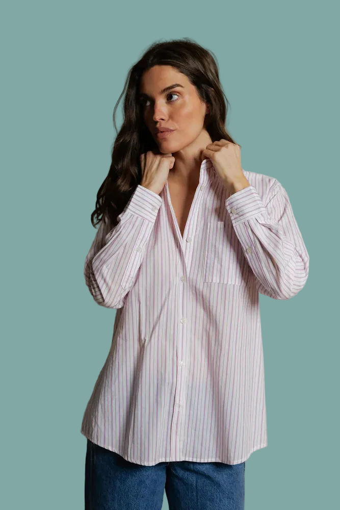 Avalon Poplin Button Down