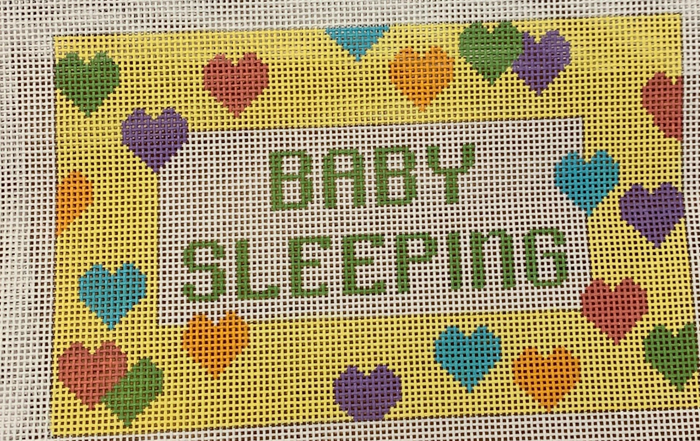 Baby Sleeping-Hearts