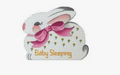 Baby Sleeping Sign-Pink Bow