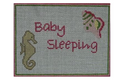 Baby Sleeping Sign-Seahorse Pink
