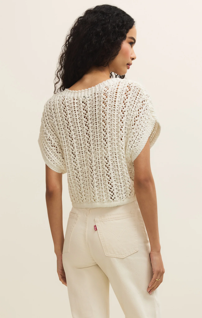 Ballast Cropped Crochet Top