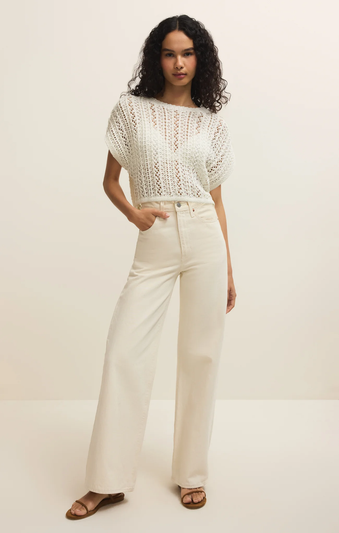 Ballast Cropped Crochet Top
