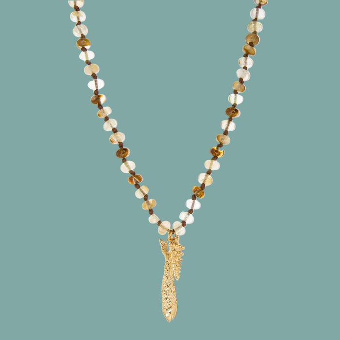 Beachside Rondelle Beaded Necklace