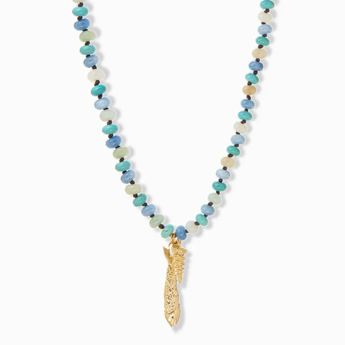 Beachside Rondelle Beaded Necklace