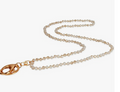 Beaded Chatelaine-Cream