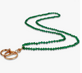 Beaded Chatelaine-Emerald
