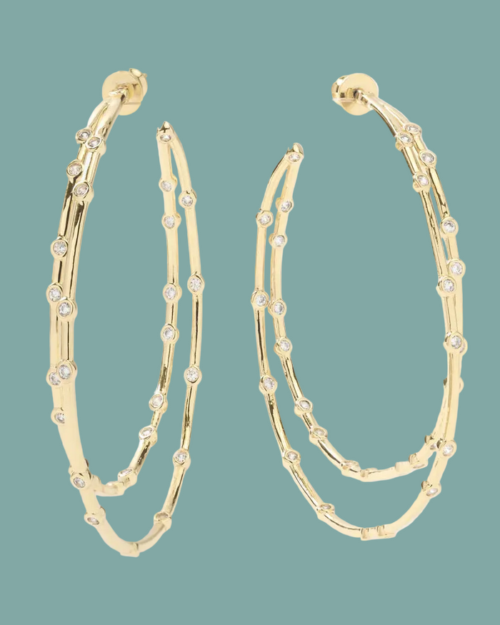 Big Ass Doubled Hoops 2.5'