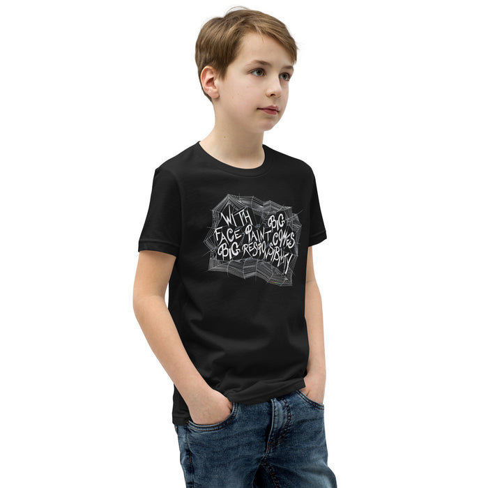 Big Responsibility Youth T-Shirt (White)