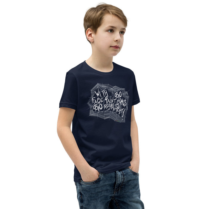 Big Responsibility Youth T-Shirt (White)