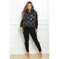 Black SNUG AND STYLISH PUFFER VEST