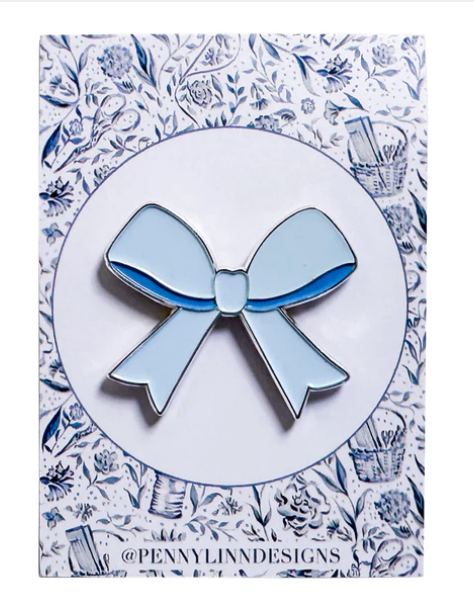 Blue Bow Needle Minder