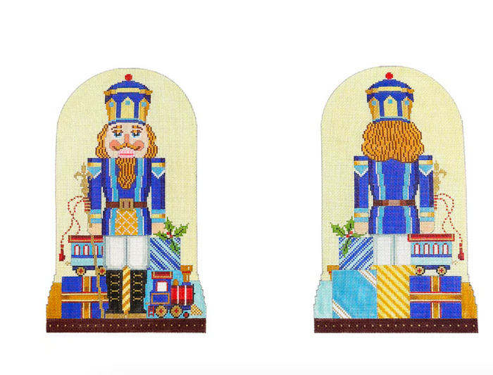 Blue Double Sided Nutcracker-Blue
