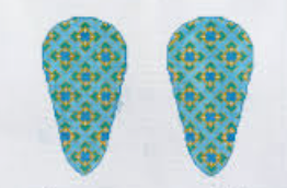 Blue Geometric Scissor Case