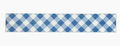 Blue Gingham Key Fob