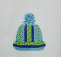 Blue Hat with Pom Pom