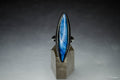 Blue labradorite Sterling silver statement ring (Adjustable)