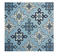 Blue Persian Cross Insert
