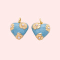Bluebell Heart Charm