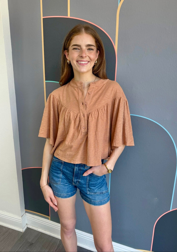 Bohemian Henley Blouse