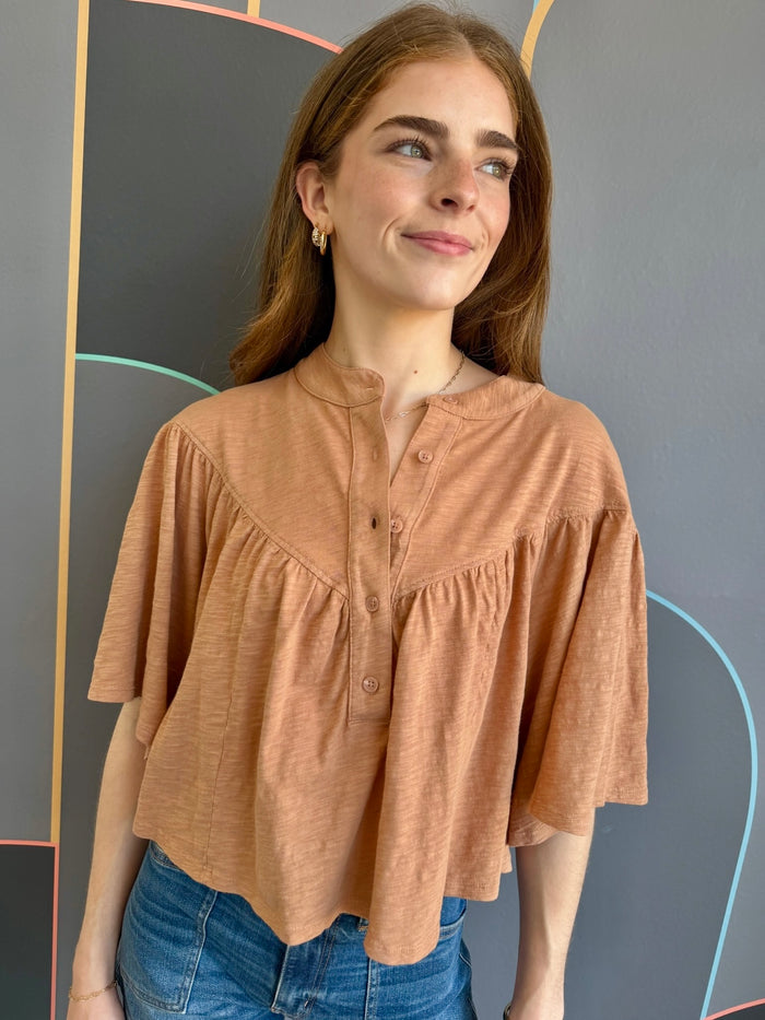 Bohemian Henley Blouse