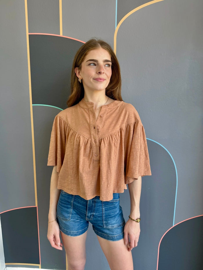 Bohemian Henley Blouse