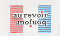 Bonjour-Au Revoir- Insert