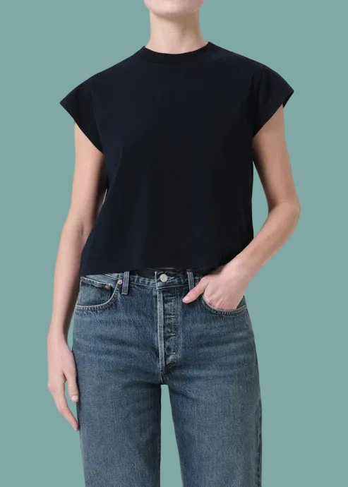 Bryce Cap Sleeve Tee - Storm