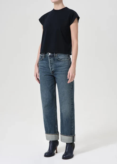 Bryce Cap Sleeve Tee - Storm