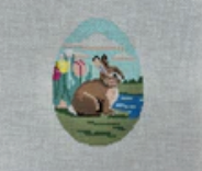 Bunny in Tulips
