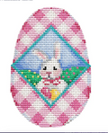 Bunny with Eggs/Gingham Egg