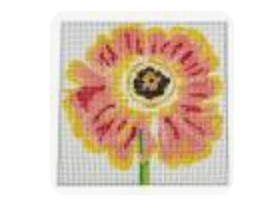 Button Flower Coaster