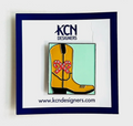 Candy Cane Cowboy Boot Needle Minder