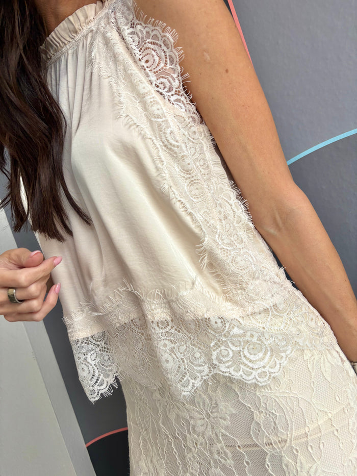 Celest Lace Top