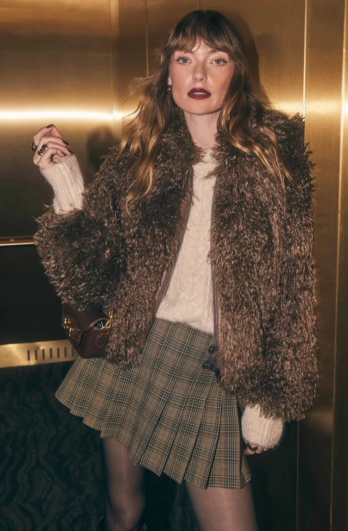 Chantel Pleated Mini Skirt