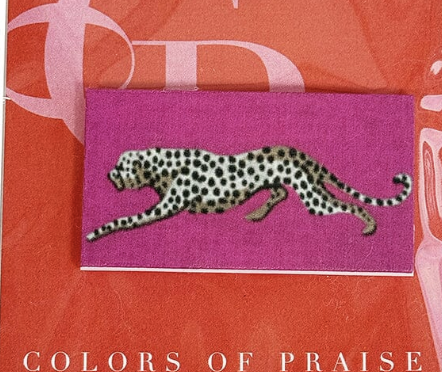 Cheetah on Pink Needleminder