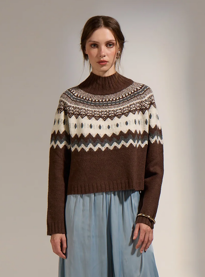 Cinnamon Turtleneck Sweater
