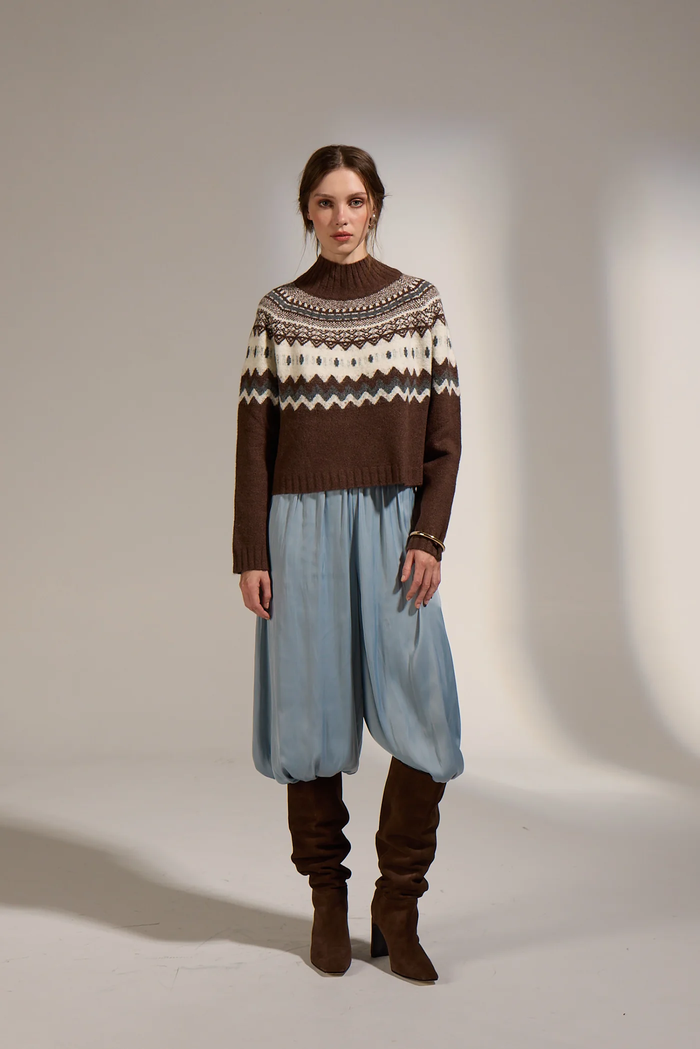 Cinnamon Turtleneck Sweater
