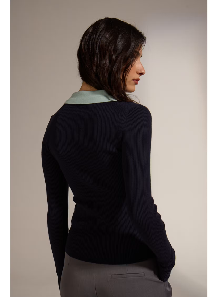 Clash Knit Polo