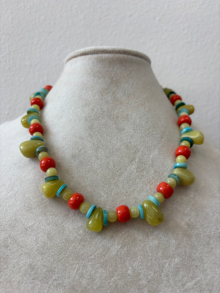 Colorful Teardrop Necklace
