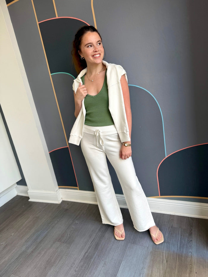 Comfort Waist Crop Flare