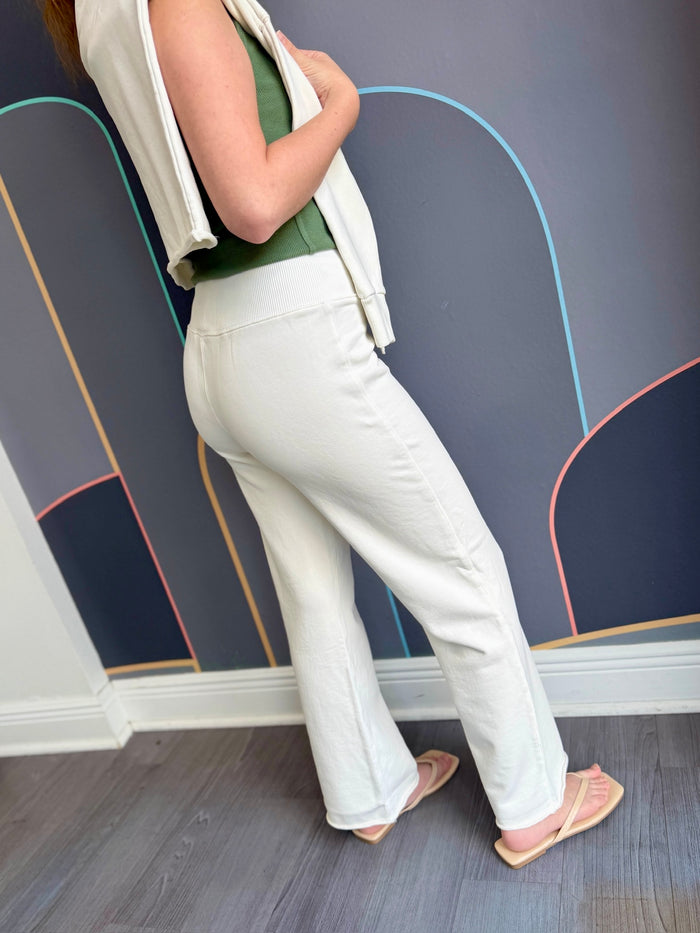 Comfort Waist Crop Flare