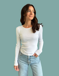 Crewneck Long-sleeved Tee