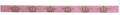 Crowns on Pink Dog Collar